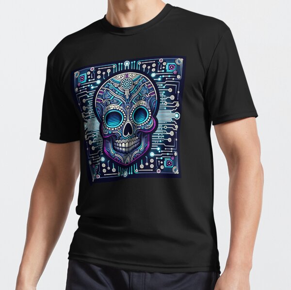 Item preview, Tech Themed Sugar Skull designed and sold by Sugar Skull Shop.
