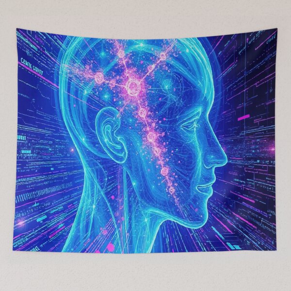 Item preview, Neural Ascension: The Digital Awakening designed and sold by AbstractAnom.