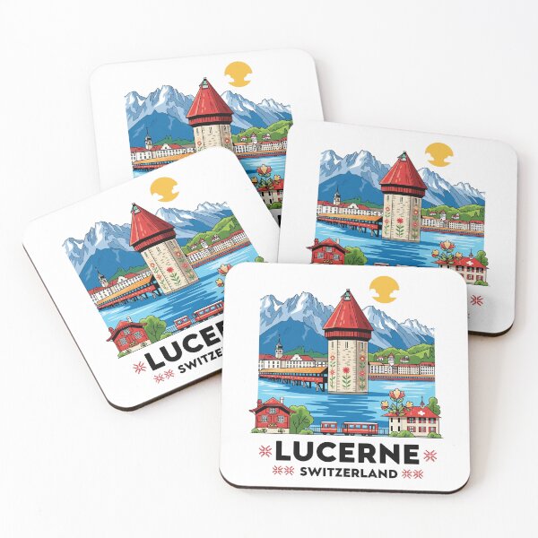 Item preview, Switzerland - Lucerne (Country Collection) designed and sold by HeartbeatPrint.