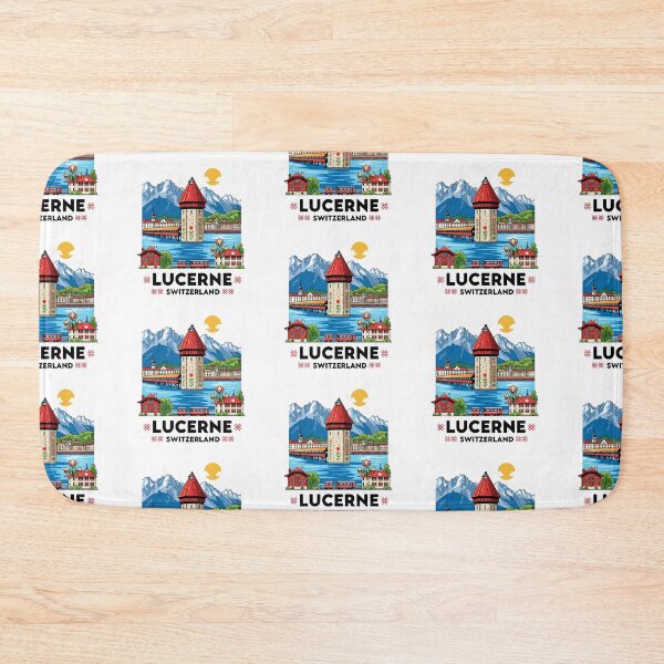 Item preview, Switzerland - Lucerne (Country Collection) designed and sold by HeartbeatPrint.