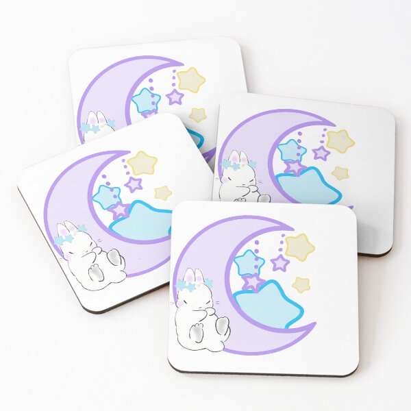 Item preview, Cute moon rabbit designed and sold by evaelathil.