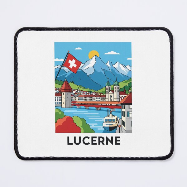 Item preview, Switzerland - Lucerne (Country Collection) designed and sold by HeartbeatPrint.