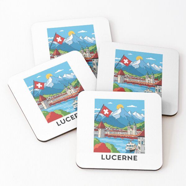 Item preview, Switzerland - Lucerne (Country Collection) designed and sold by HeartbeatPrint.
