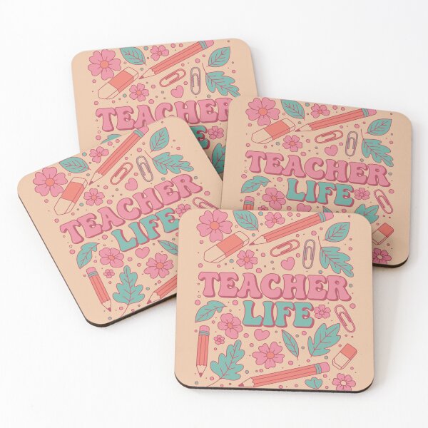 Item preview, Teacher Life Retro Floral - Back To School  designed and sold by FlashCraft Design.