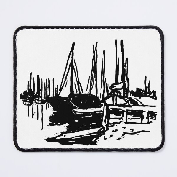 Item preview, Fishing Vessels in Harbour 3 designed and sold by nathansonart.