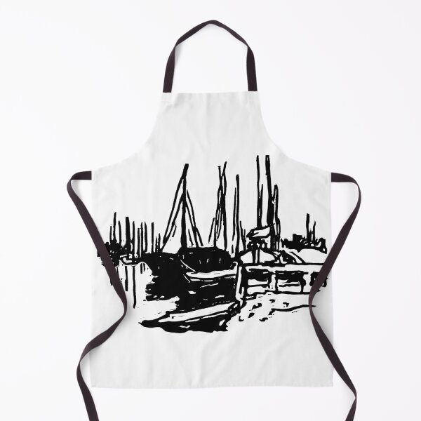 Item preview, Fishing Vessels in Harbour 3 designed and sold by nathansonart.
