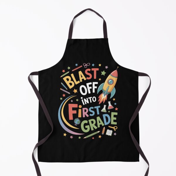 Item preview, Blast off into first grade, first day of school, enrollment designed and sold by brynatshop.