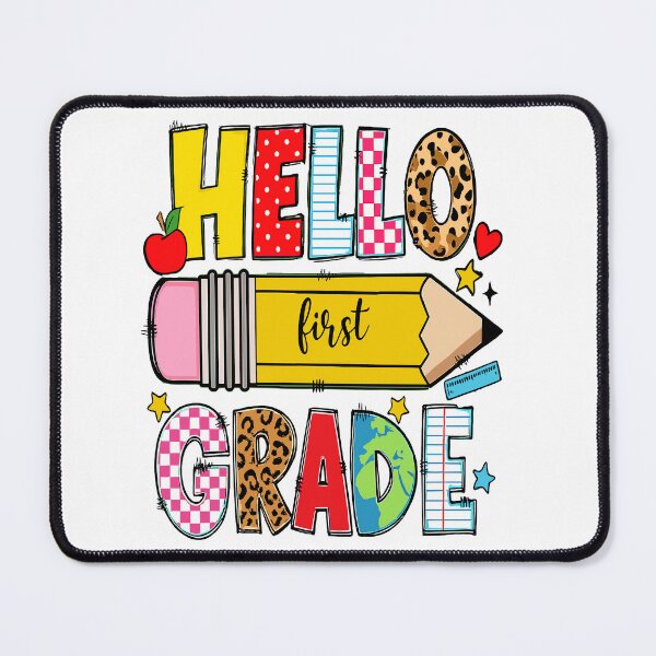 Item preview, Hello First Grade Back to School Cute Kids designed and sold by TynesDesign.