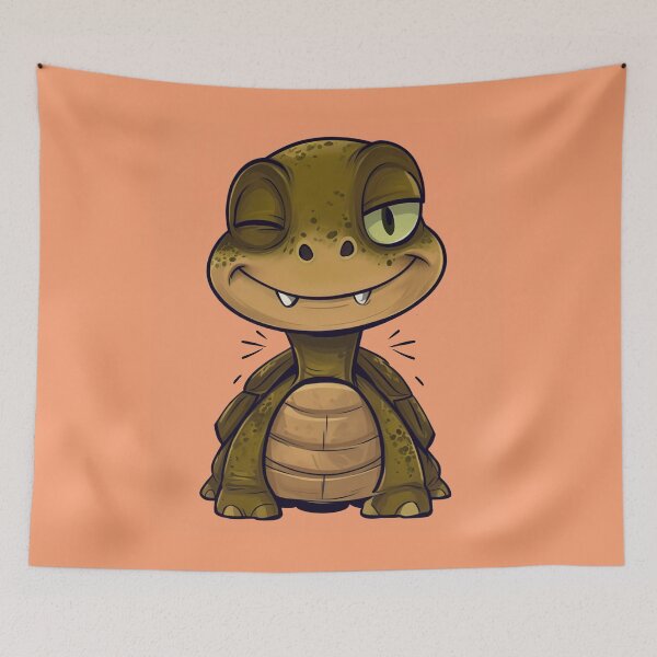 Item preview, Winking Turtle designed and sold by mariastudiodigital.