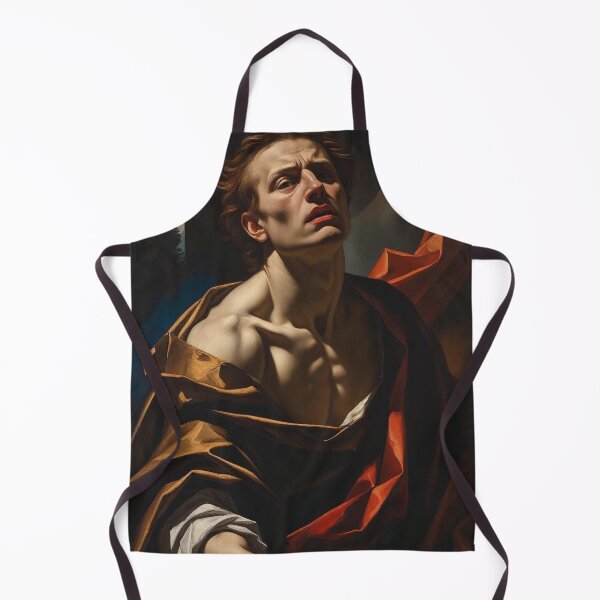 Item preview, Dramatic Portrait of a Contemplative Man in Renaissance-Style Lighting designed and sold by Rue Market.