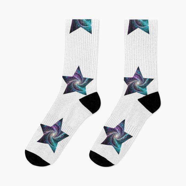 Item preview, Galactic Swirl Star | Neon Abstract Energy Lines | Futuristic Sci-Fi Design designed and sold by PnrArtDesign.