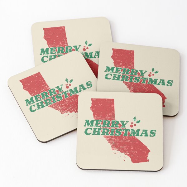 Item preview, Merry Christmas - California Holiday State Vintage designed and sold by FlashCraft Design.