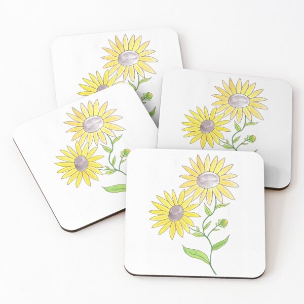 Item preview, Black Eye Susans - Watercolor designed and sold by nickiibird.