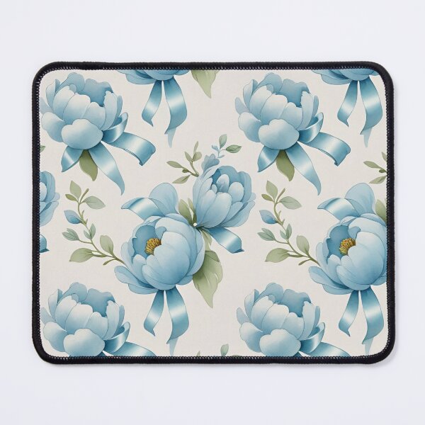 Item preview, Vintage Inspired Blue Floral and Ribbon Design designed and sold by LoveOnPaper.