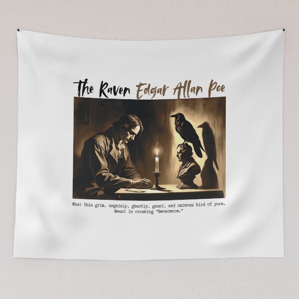 Item preview, Quote from 'The Raven' by Edgar Allan Poe designed and sold by Filologica.