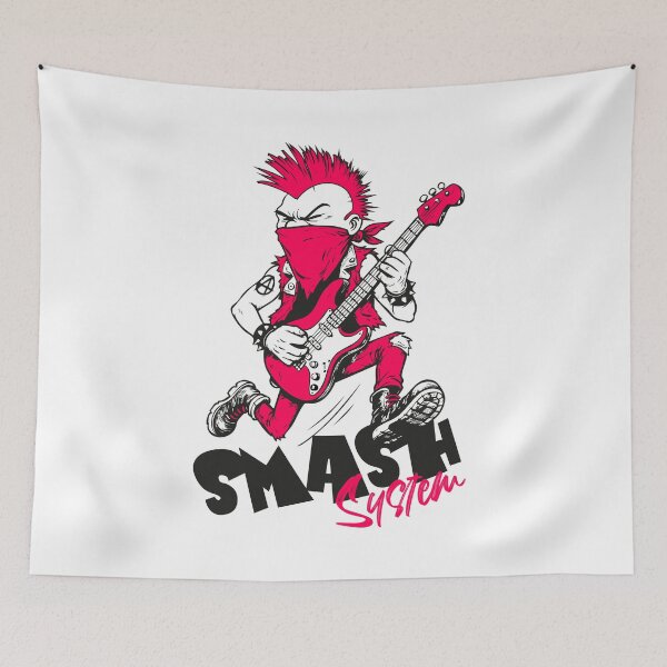 Item preview, Punk Rock Rebel – Smash the System designed and sold by AtuqStudio.