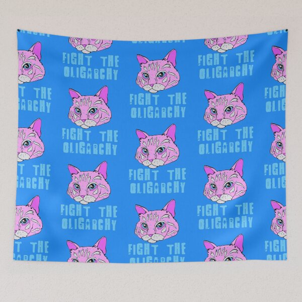 Artikelvorschau, Kampf gegen die Oligarchie rosa Katze Kunst entworfen und verkauft von crestfallenmermaid.