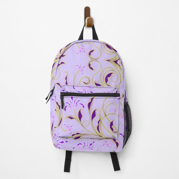 Item preview, Purple and Gold Grunge Scroll designed and sold by Dawne's Designs.
