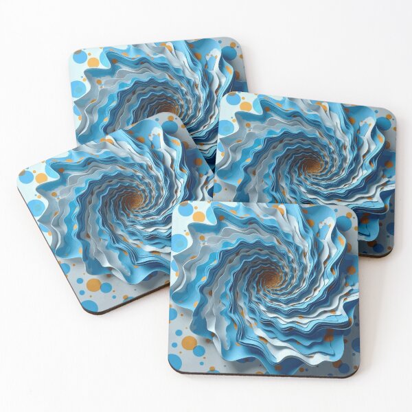 Item preview, Colorful Abstract Fibonacci Art 48 designed and sold by Vicky Brago-Mitchell®.