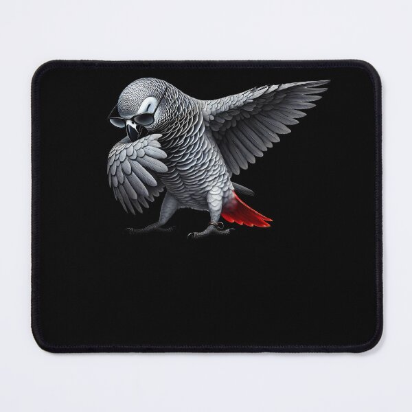 Item preview, Dabbing African Grey Parrot Lover Birding designed and sold by Kimberley King Art  King Art.