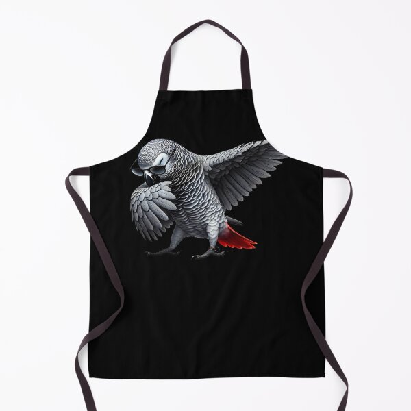 Item preview, Dabbing African Grey Parrot Lover Birding designed and sold by Kimberley King Art King Art.