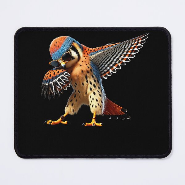 Item preview, Dabbing American Kestrel Bird Watcher Lover Birding designed and sold by Kimberley King Art  King Art.