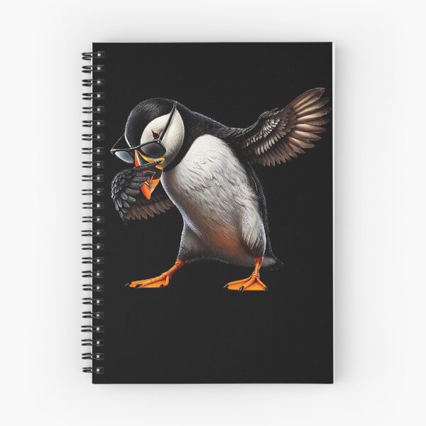 Item preview, Dabbing Atlantic Puffin Bird Watcher Lover Birding designed and sold by Kimberley King Art  King Art.