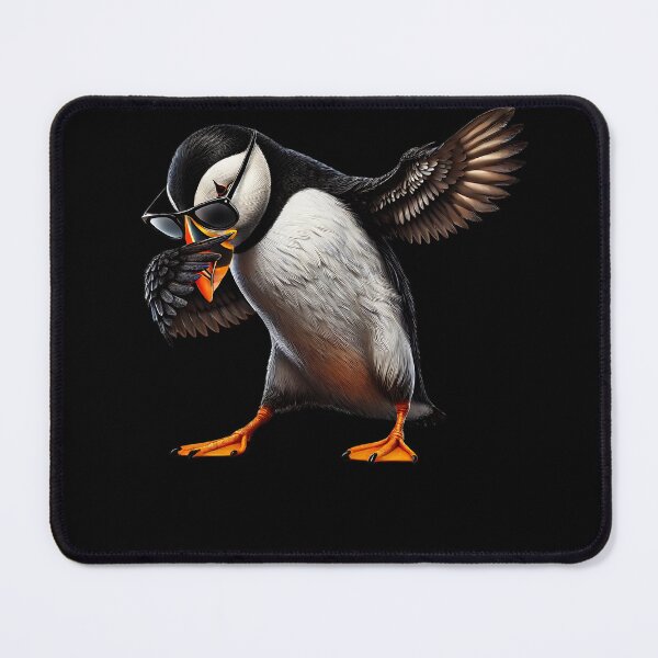 Item preview, Dabbing Atlantic Puffin Bird Watcher Lover Birding designed and sold by Kimberley King Art King Art.