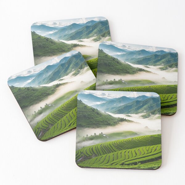 Item preview, Tea Plantation Landscape designed and sold by vekotpu.