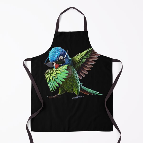 Item preview, Dabbing Blue Crowned Conure Parrot Lover Birding designed and sold by Kimberley King Art King Art.