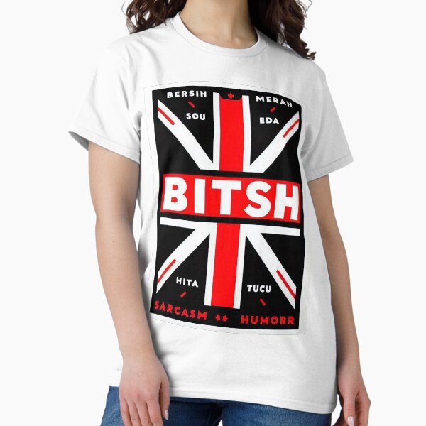 Item preview, British Sarcasm & Strong Brew Humour Gift: Cheeky Tea Attitude Design for UK Tea Lovers designed and sold by Oftima.