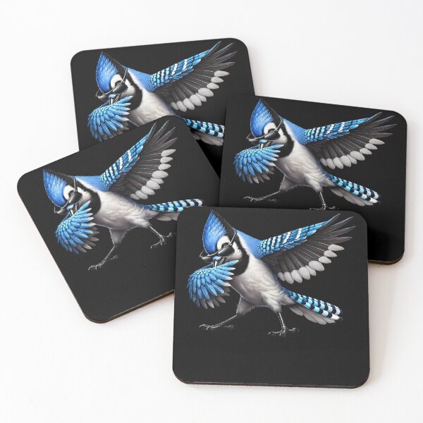 Item preview, Dabbing Blue Jay Cyanocitta Cristata Bird Watcher Lover Birding designed and sold by Kimberley King Art  King Art.