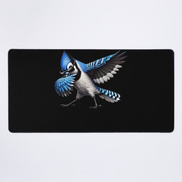 Item preview, Dabbing Blue Jay Cyanocitta Cristata Bird Watcher Lover Birding designed and sold by Kimberley King Art King Art.
