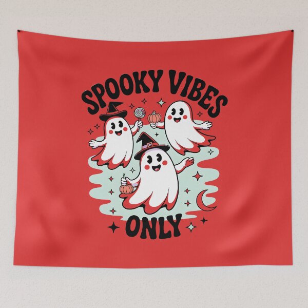 Item preview,  Spooky  Vibes only Retro Vintage Classic T-Shirt  designed and sold by Kritsanasupha.