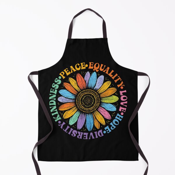 Item preview, Kindness Peace Equality Love Hope Inspirational Sunflower for Men & Women designed and sold by TynesDesign.