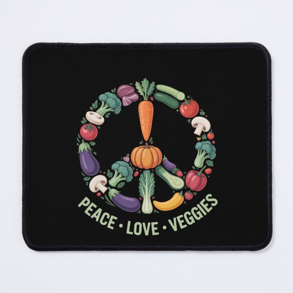 Item preview, Vegetables Whole Food Plant Peace Sign Peace Love Veggies designed and sold by DeadlockCrew.
