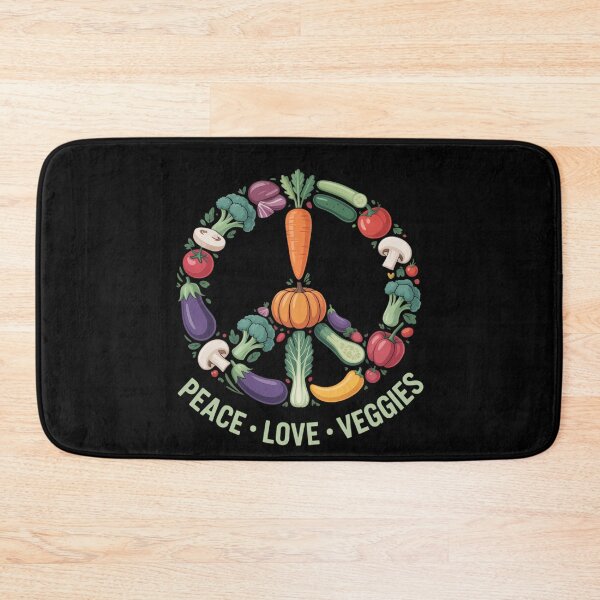Item preview, Vegetables Whole Food Plant Peace Sign Peace Love Veggies designed and sold by DeadlockCrew.