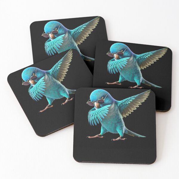 Item preview, Dabbing Blue Parrotlet Parrot Lover Birding designed and sold by Kimberley King Art  King Art.