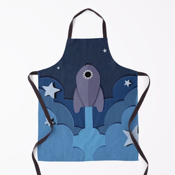 Item preview, Rocket Paper Cutout Space Illustration, gifts for him, kids bedroom designed and sold by Pragatee.