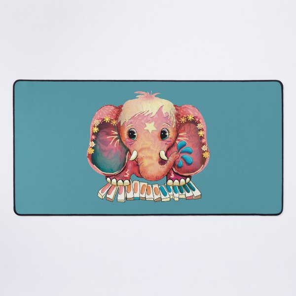Item preview, Pink Piano Elephant designed and sold by Karin Taylor.