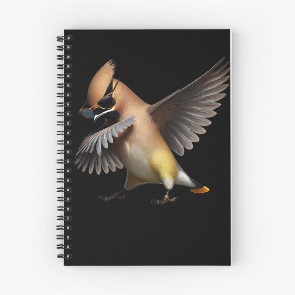 Item preview, Dabbing Cedar Waxwing Bird Watcher Lover Birding designed and sold by Kimberley King Art  King Art.
