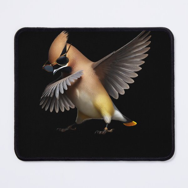 Item preview, Dabbing Cedar Waxwing Bird Watcher Lover Birding designed and sold by Kimberley King Art  King Art.