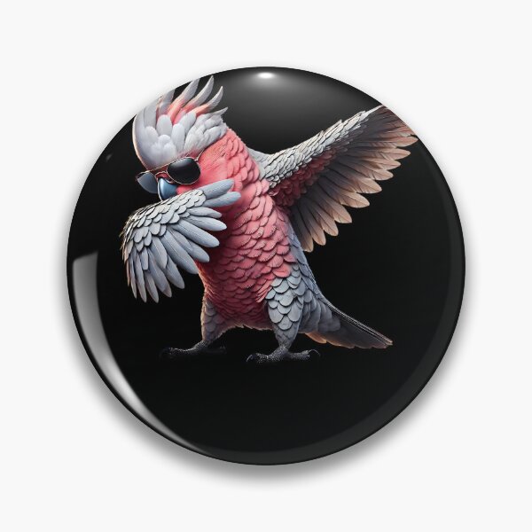 Item preview, Dabbing Cockatoo Galah Parrot Lover Birding designed and sold by Kimberley King Art  King Art.