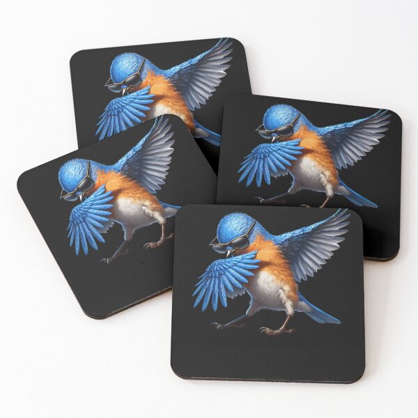 Item preview, Dabbing Eastern Bluebird Bird Watcher Lover Birding designed and sold by Kimberley King Art  King Art.