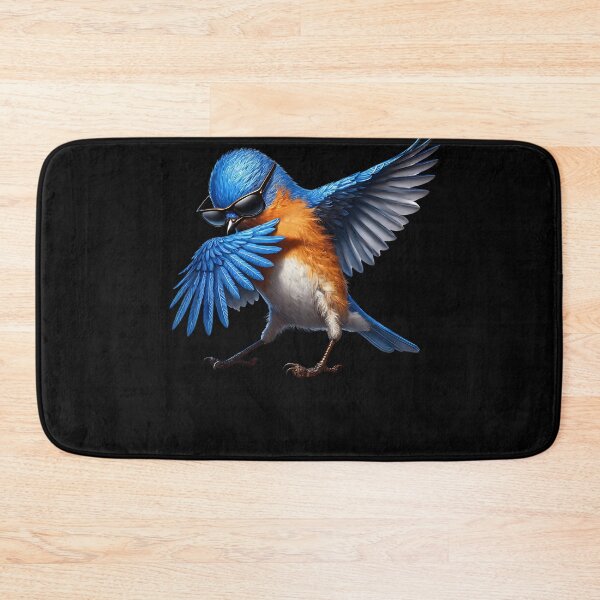 Item preview, Dabbing Eastern Bluebird Bird Watcher Lover Birding designed and sold by Kimberley King Art  King Art.