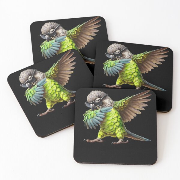 Item preview, Dabbing Dusky Conure Parrot Lover Birding designed and sold by Kimberley King Art  King Art.