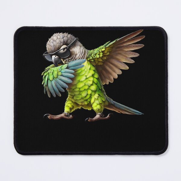 Item preview, Dabbing Dusky Conure Parrot Lover Birding designed and sold by Kimberley King Art  King Art.