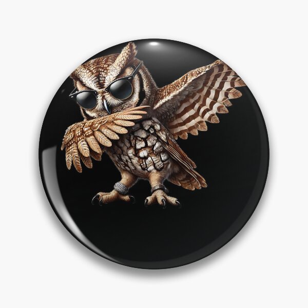 Item preview, Dabbing Eastern Screech Owl Bird Watcher Lover Birding designed and sold by Kimberley King Art  King Art.