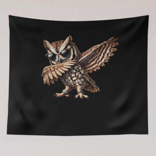 Item preview, Dabbing Eastern Screech Owl Bird Watcher Lover Birding designed and sold by Kimberley King Art  King Art.