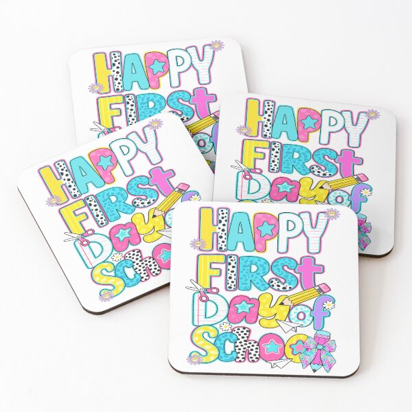 Item preview, Happy First Day of School Cute Kids & Teachers Back to School designed and sold by TynesDesign.